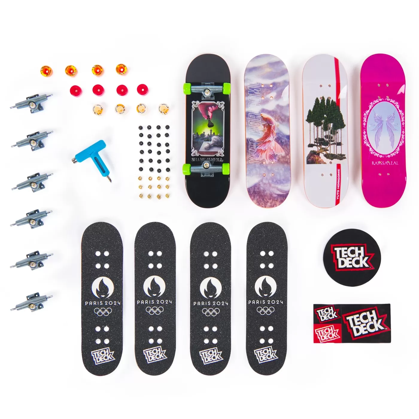 Tech deck pachet 4 piese fingerboard shame 9.6cm, varsta de la 6 ani la 12 ani [2]