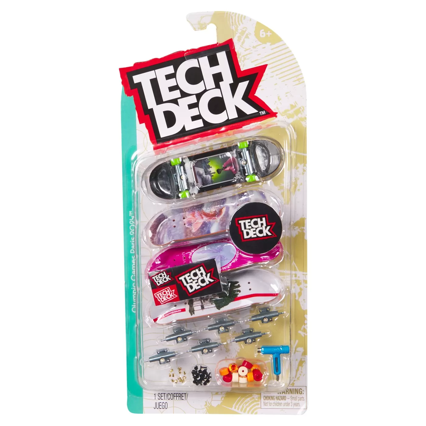 Tech deck pachet 4 piese fingerboard shame 9.6cm, varsta de la 6 ani la 12 ani [1]