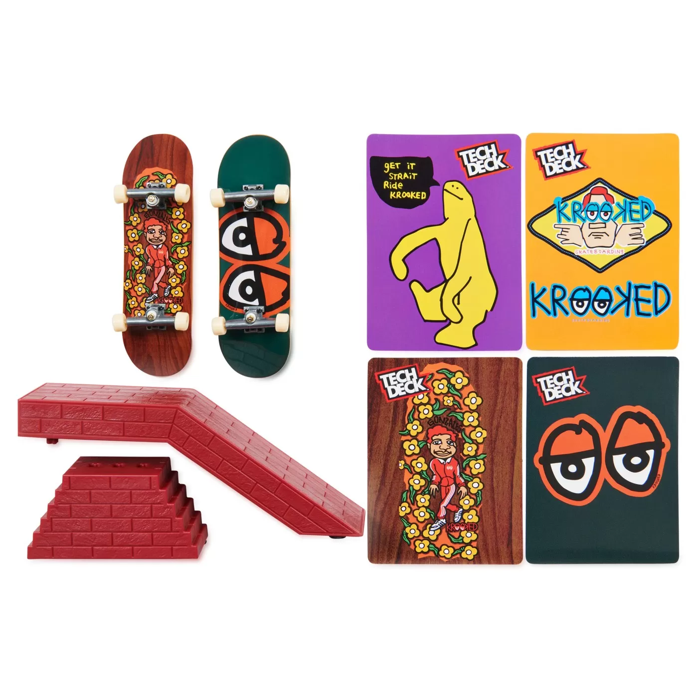 Tech deck pachet cu obstacol fingerboard gonzales, varsta de la 6 ani la 12 ani [2]