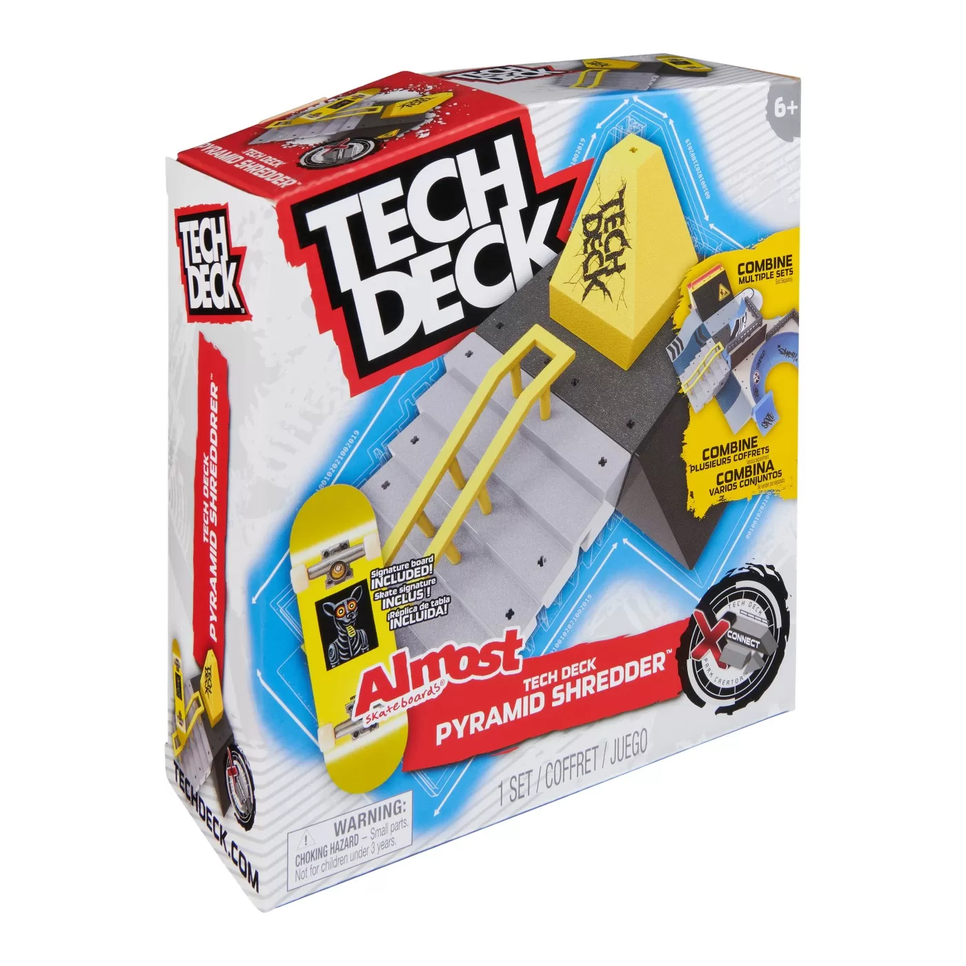Tech deck set skate park pyramid shredder [6]