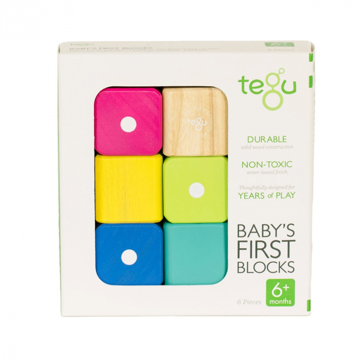 Tegu Baby 6, primele blocuri din lemn magnetic, 6 buc., 1-3 ani [4]