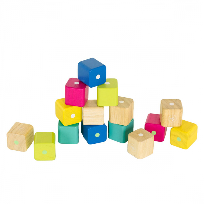 Tegu Baby, primele blocuri din lemn magnetic, 15 buc., 1-3 ani [2]