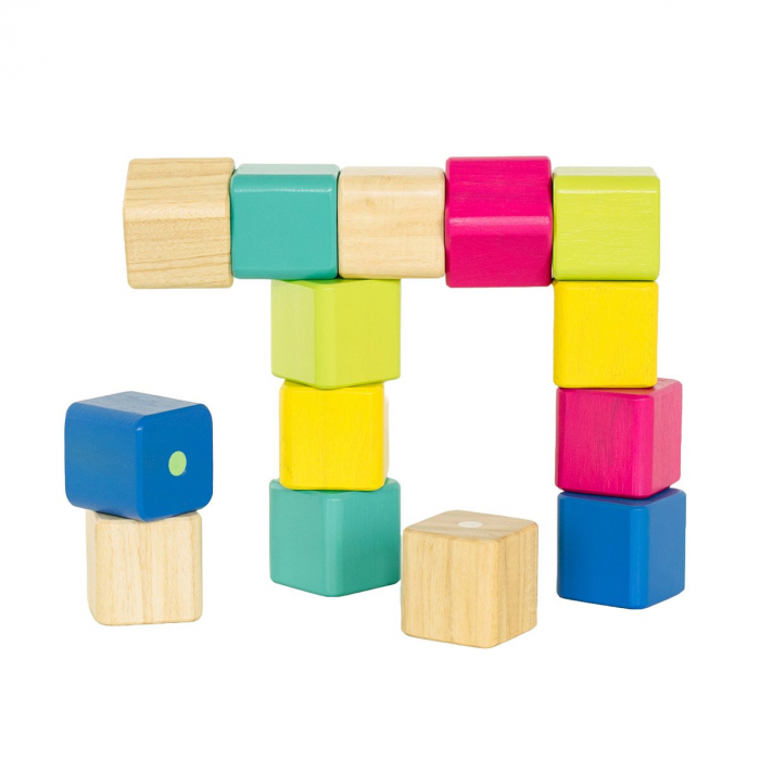 Tegu Baby, primele blocuri din lemn magnetic, 15 buc., 1-3 ani [4]
