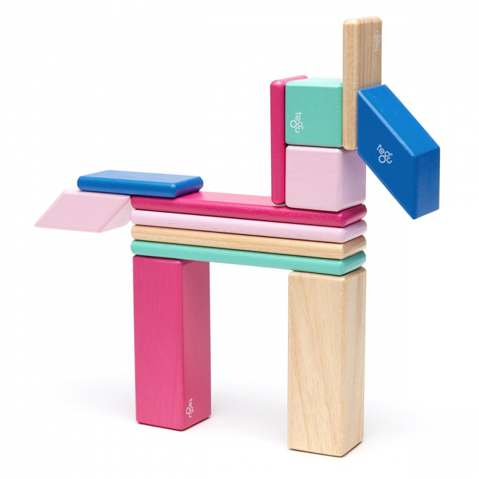 Tegu Blossom, set 14 piese din lemn magnetic, 1-10 [4]