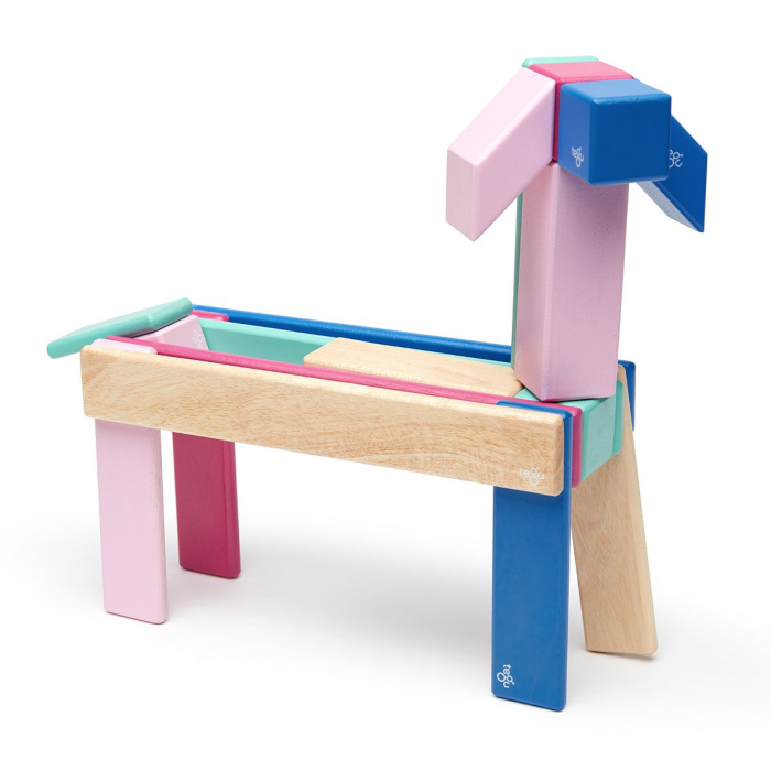 Tegu Blossom, set 24 piese din lemn magnetic, 1-10 [5]