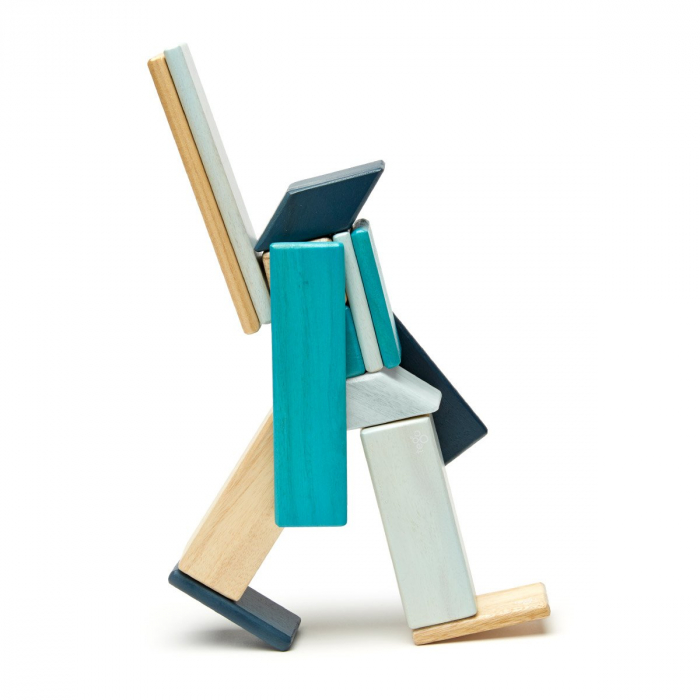 Tegu Blues, set 14 piese din lemn magnetic, 1-10 [1]