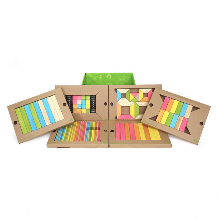 Tegu Classroom, set 130 piese din lemn magnetic, 1-10 [2]