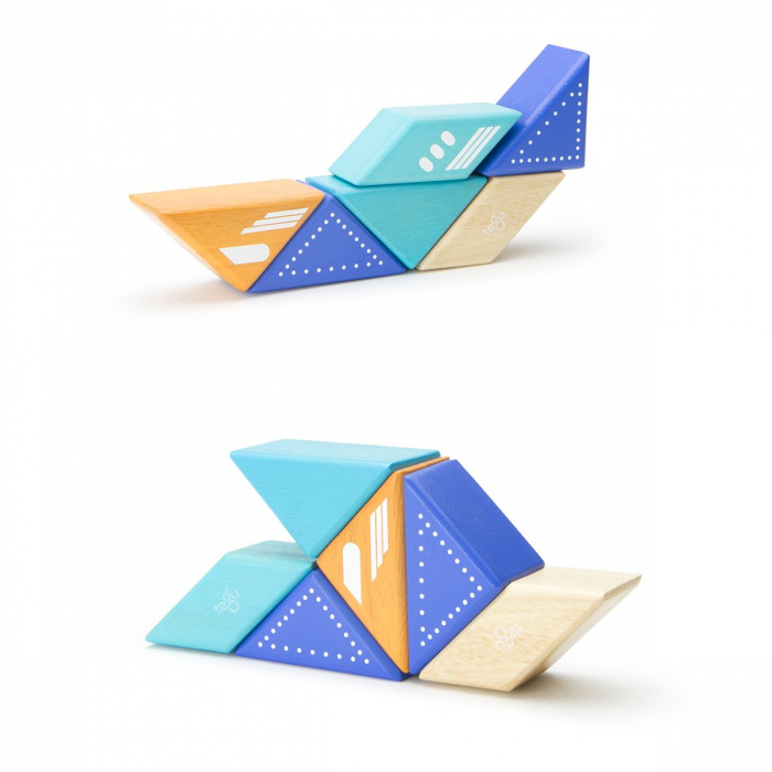 Tegu Jet Plane, blocuri magnetice pentru calatorii, 1-5 ani [4]