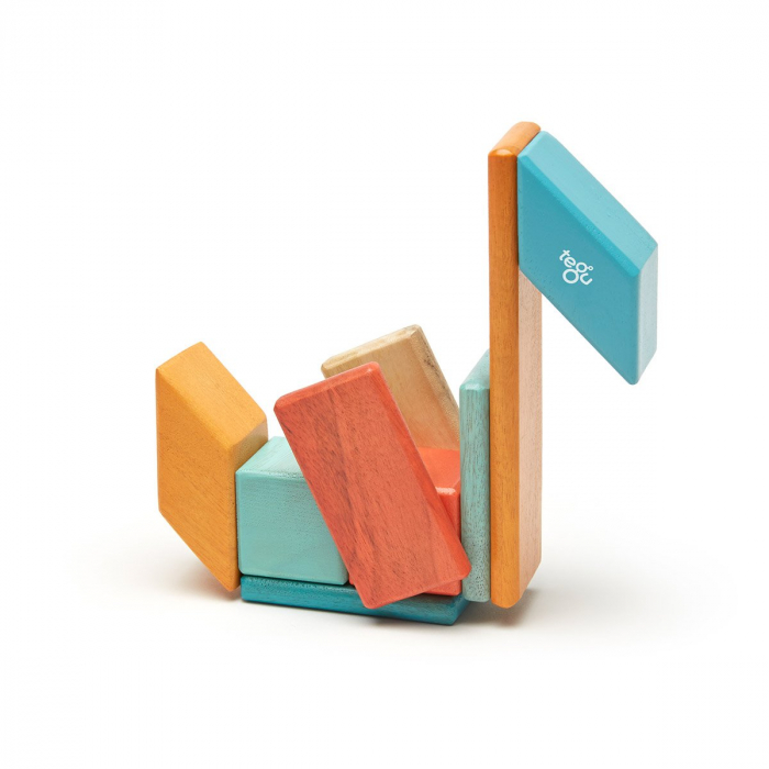 Tegu Sunset, set 14 piese din lemn magnetic, 1-10 [2]