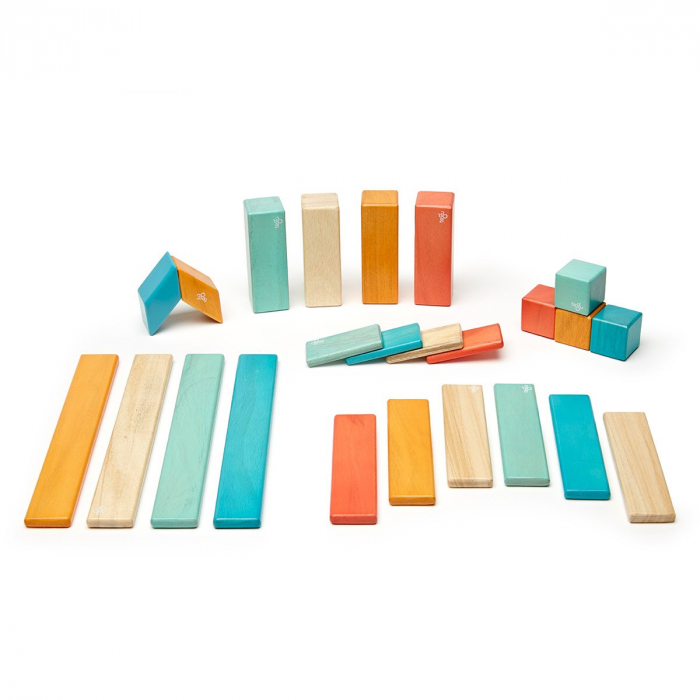 Tegu Sunset, set 24 piese din lmn magnetic, 1-10 [6]