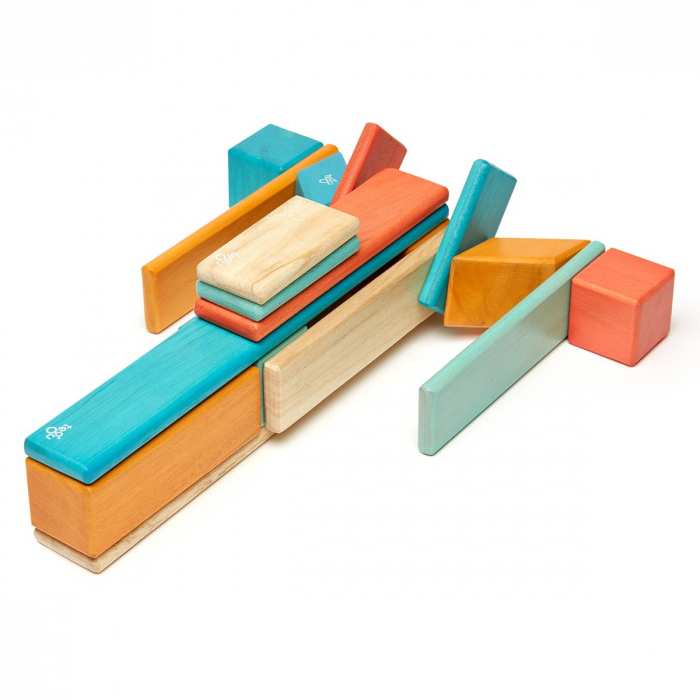 Tegu Sunset, set 24 piese din lmn magnetic, 1-10 [1]
