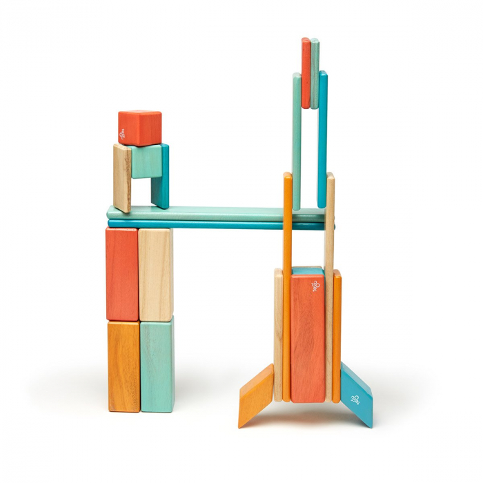 Tegu Sunset, set 24 piese din lmn magnetic, 1-10 [4]