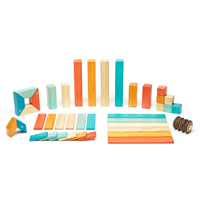 Tegu Sunset, set 42 piese din lemn magnetic, 1-10 [6]