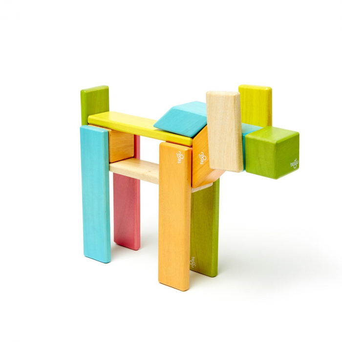 Tegu Tints, set 24 piese din lemn magnetic, 1-10 [3]
