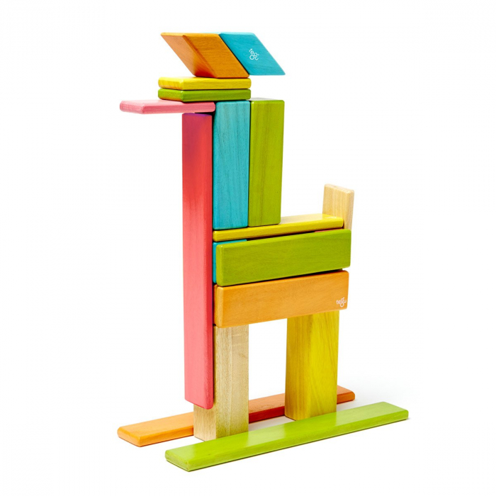 Tegu Tints, set 24 piese din lemn magnetic, 1-10 [5]