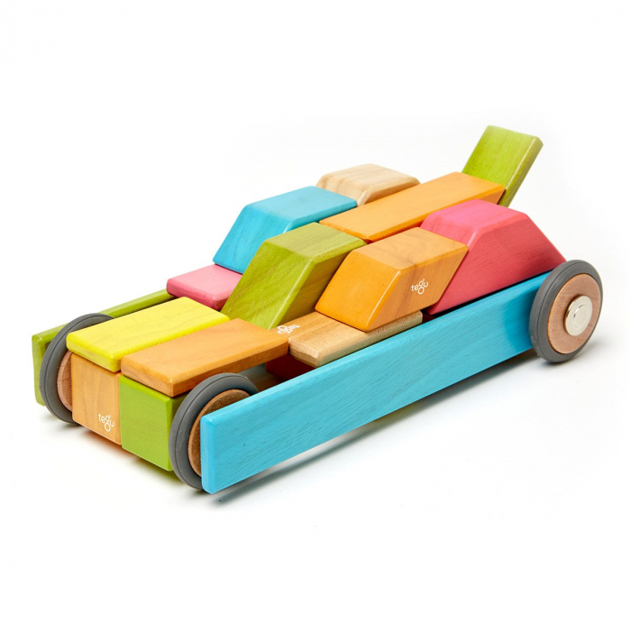 Tegu Tints, set 42 piese din lemn magnetic, 1-10 [5]