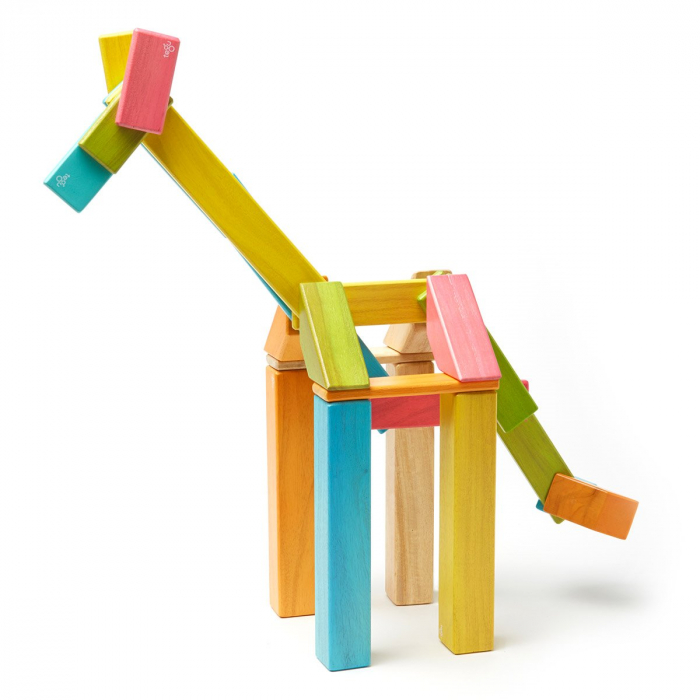 Tegu Tints, set 42 piese din lemn magnetic, 1-10 [3]