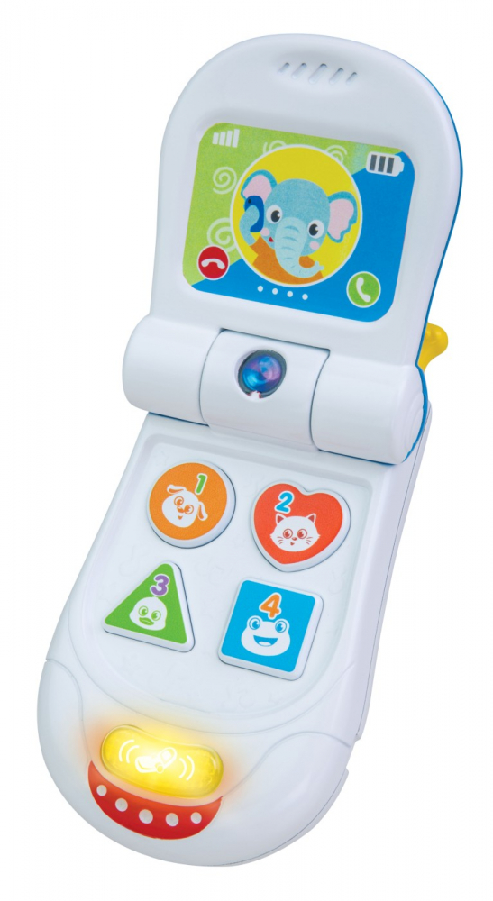 Telefon cu clapeta cu sunete pentru bebelusi, winfun, varsta de la 3 luni la 2 ani [6]