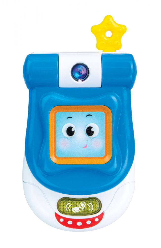 Telefon cu clapeta cu sunete pentru bebelusi, winfun, varsta de la 3 luni la 2 ani [2]