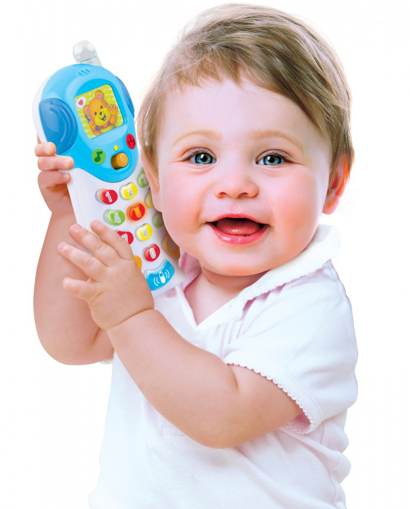 Telefon cu sunete si lumini pentru bebelusi, winfun, varsta de la 1 an la 3 ani [3]
