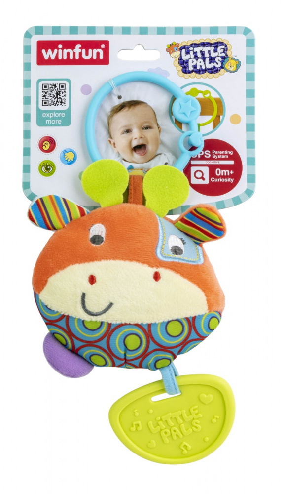 Zornaitoare girafa pentru bebelusi, winfun, varsta de la 0 luni la 2 ani [1]