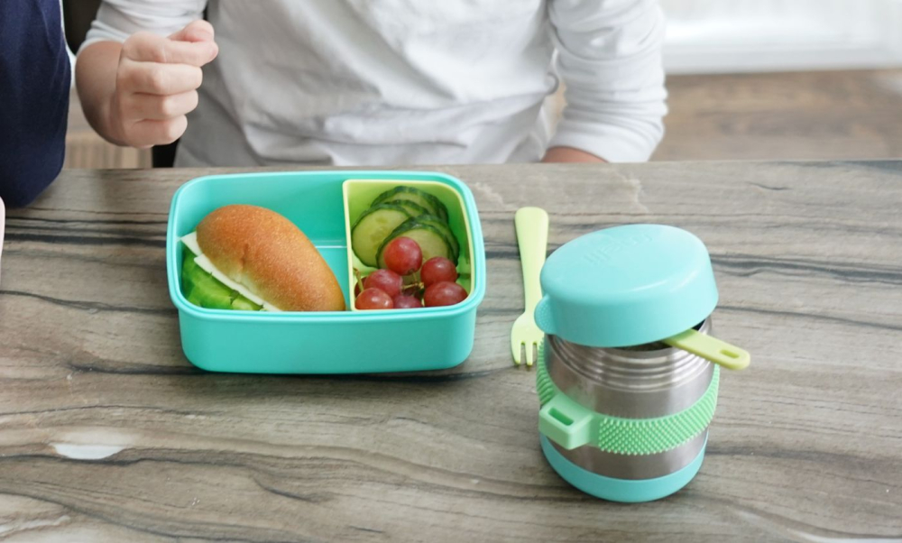 Termos cu lingurita 300 ml, melii, blue copii cu varsta peste 0 luni [2]