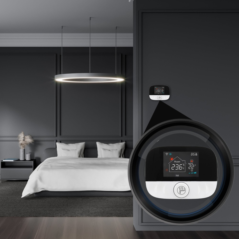 Termostat de ambient WiFi Tellur Smart, TSH02, Negru [6]