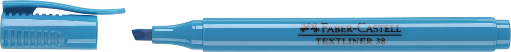 Textmarker albastru 38 faber-castell [3]