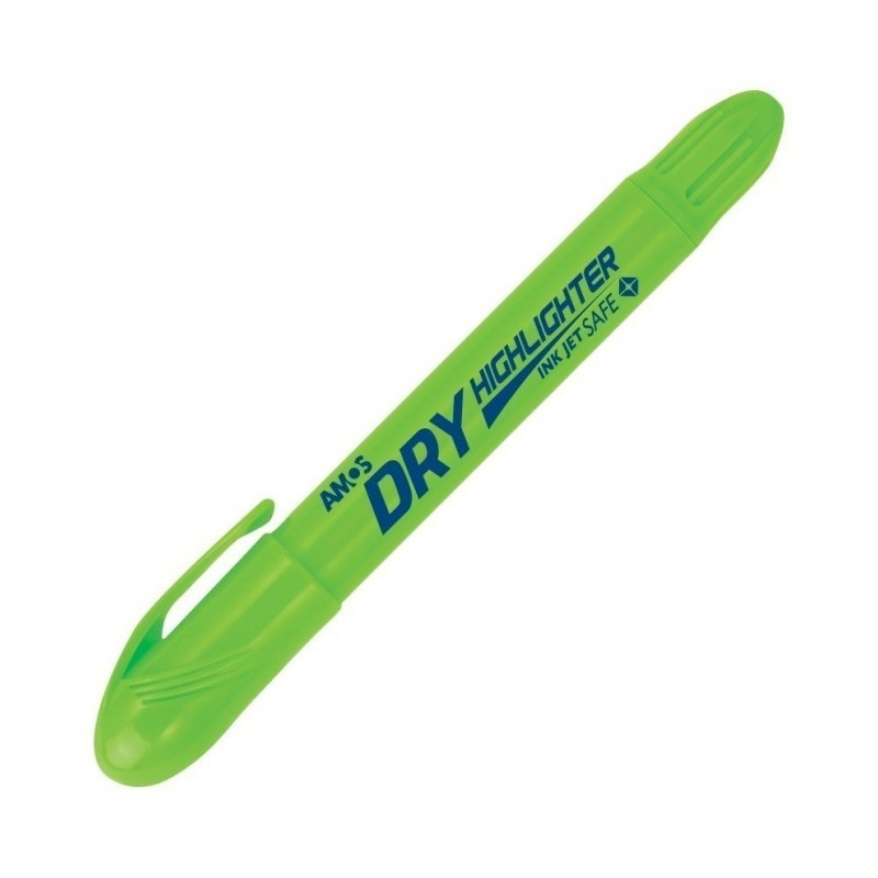 Textmarker Amos Dry, varf uscat rotund, set 4 culori fluorescente [6]