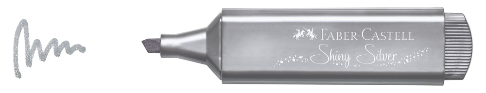 Textmarker argintiu metalizat 1546 faber-castell [5]