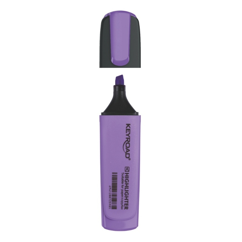 Textmarker Keyroad KR972170, varf tesit, mov [2]