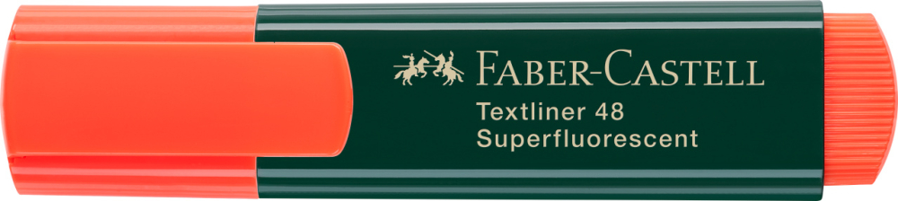 Textmarker portocaliu 1548 faber-castell [2]
