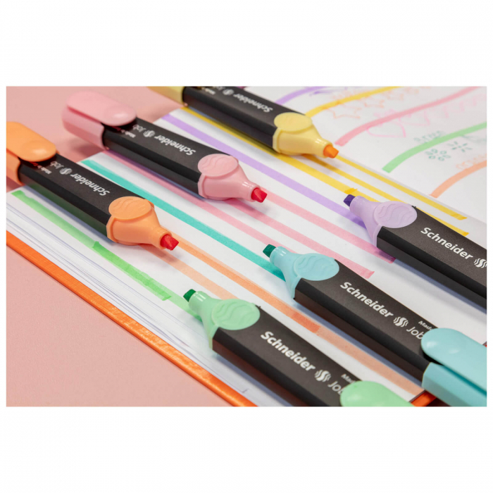 Schneider -  Set Textmarker Job Pastel, 4 bucati - Micostore.ro [2]