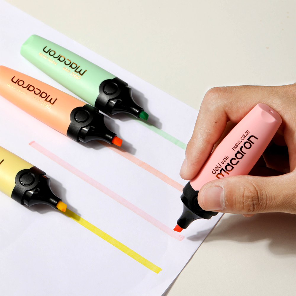 Textmarker set 4 macarons deli [3]