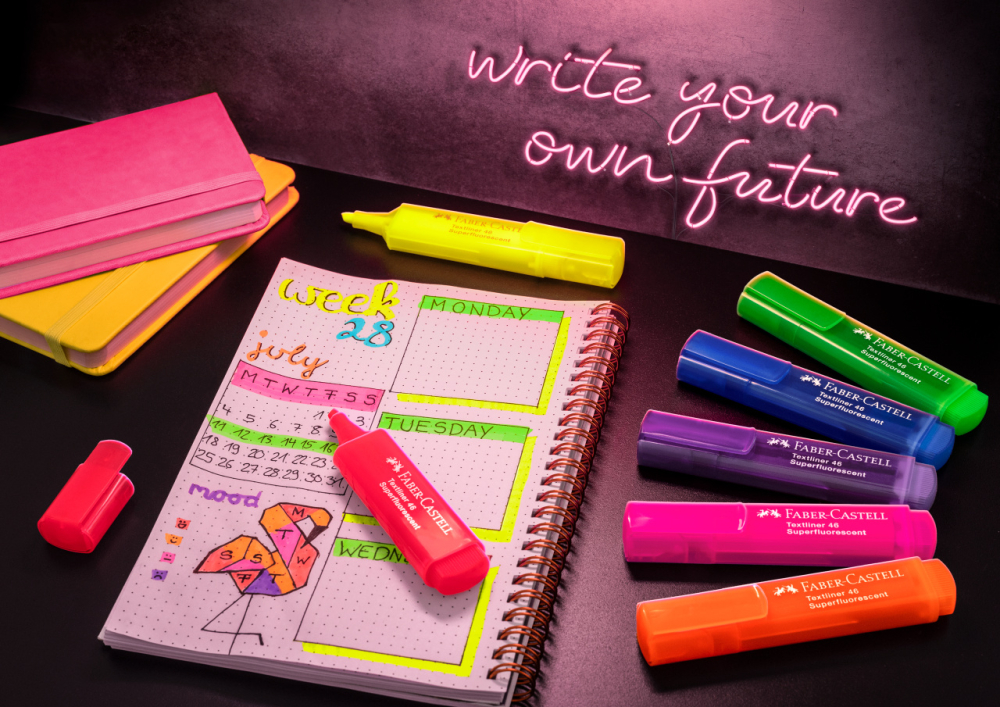Textmarker set 8 superfluorescent gen z cutie carton faber-castell [2]