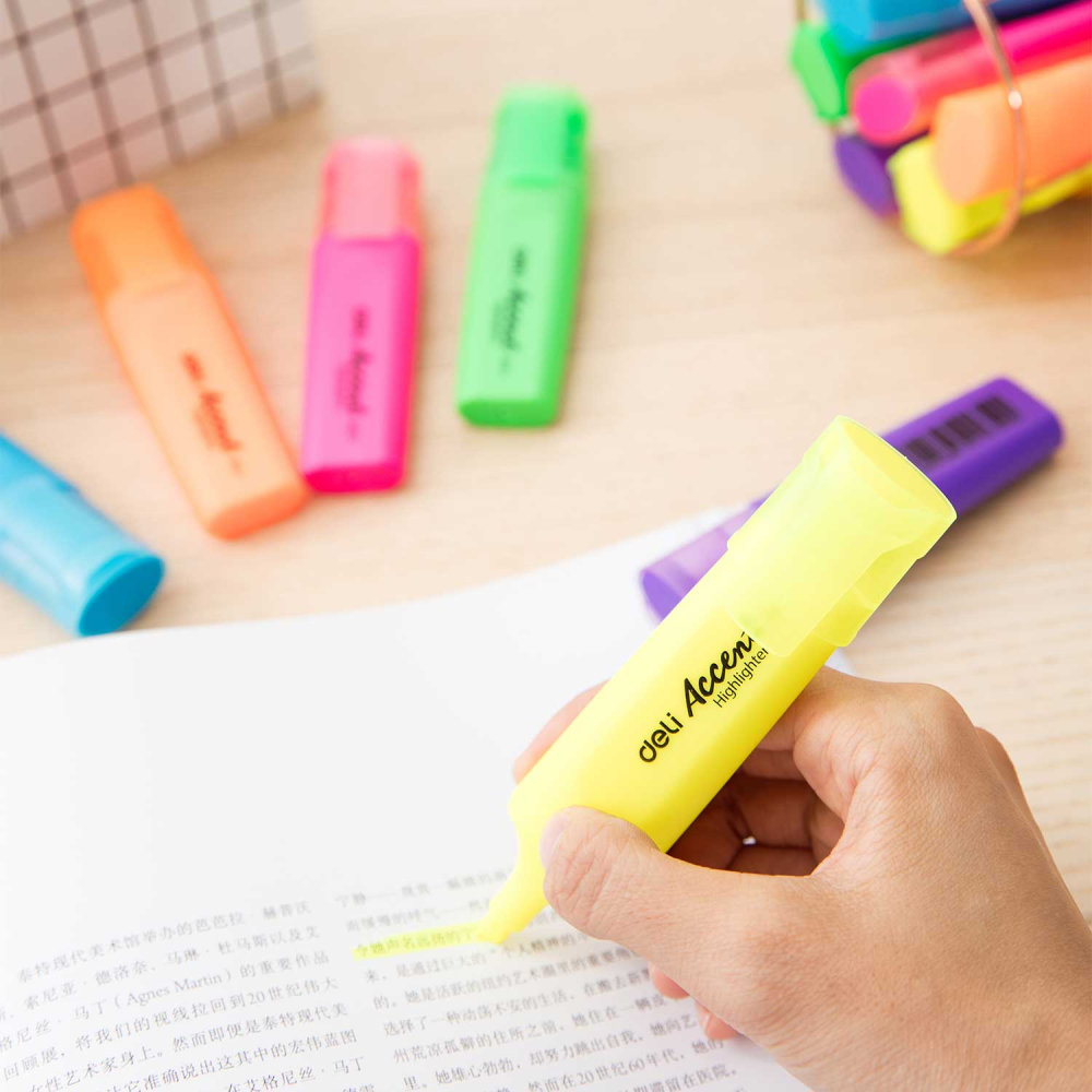 Textmarker verde accent s621 deli [2]
