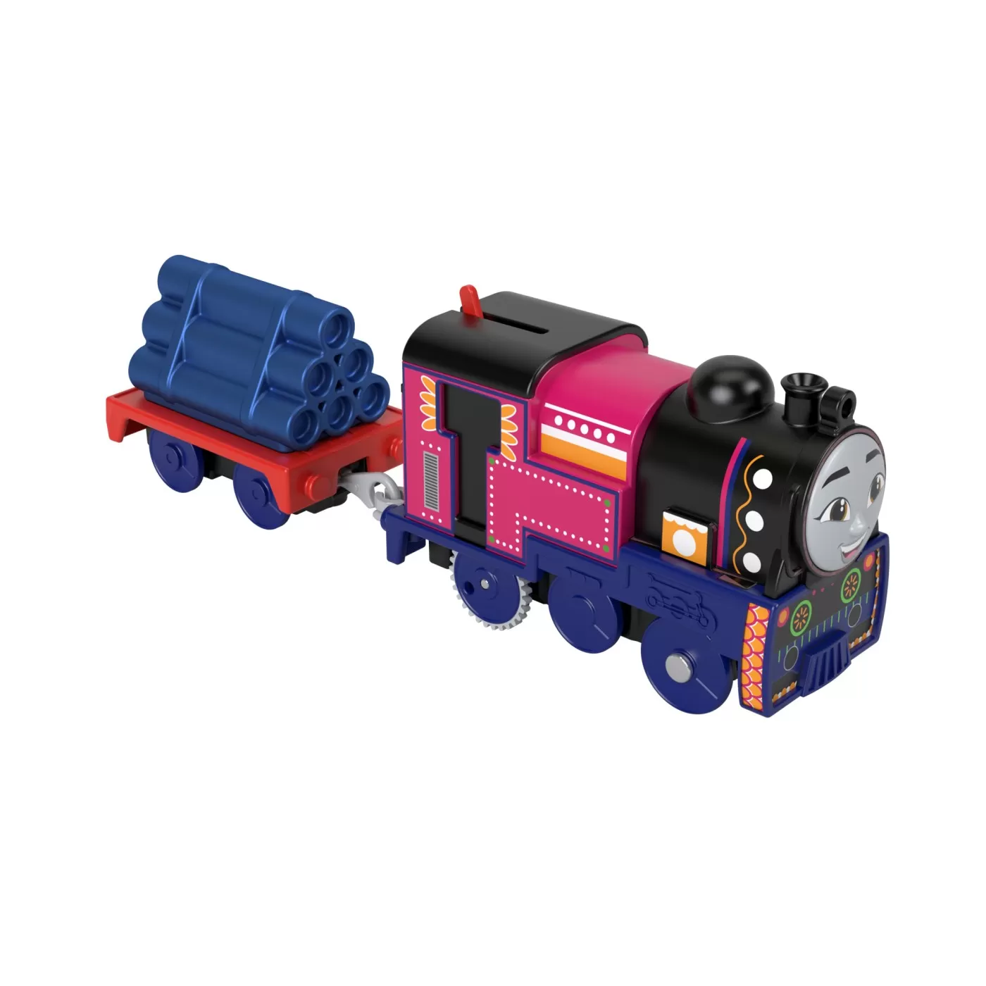 Thomas locomotiva motorizata ashima cu vagon, varsta de la 3 ani la 10 ani [3]