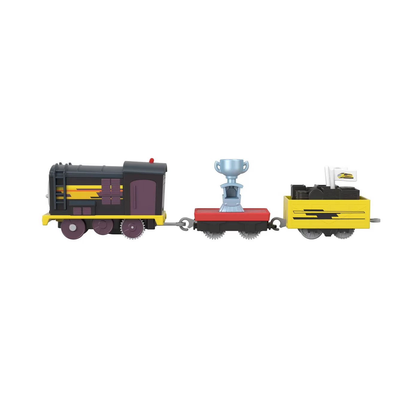 Thomas locomotiva motorizata diesel cu 2 vagoane, varsta de la 3 ani la 10 ani [2]