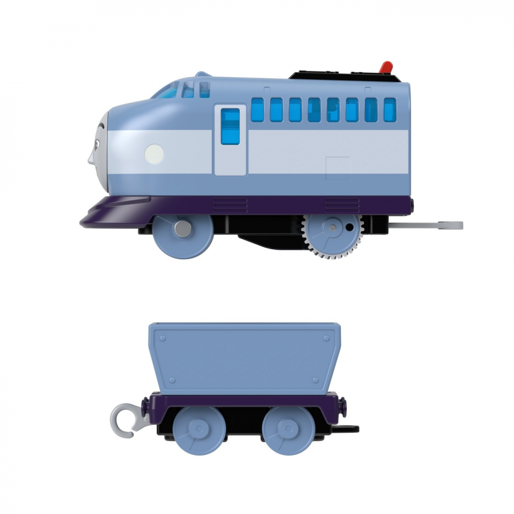 Thomas locomotiva motorizata kenji cu vagon, varsta de la 3 ani la 10 ani [6]