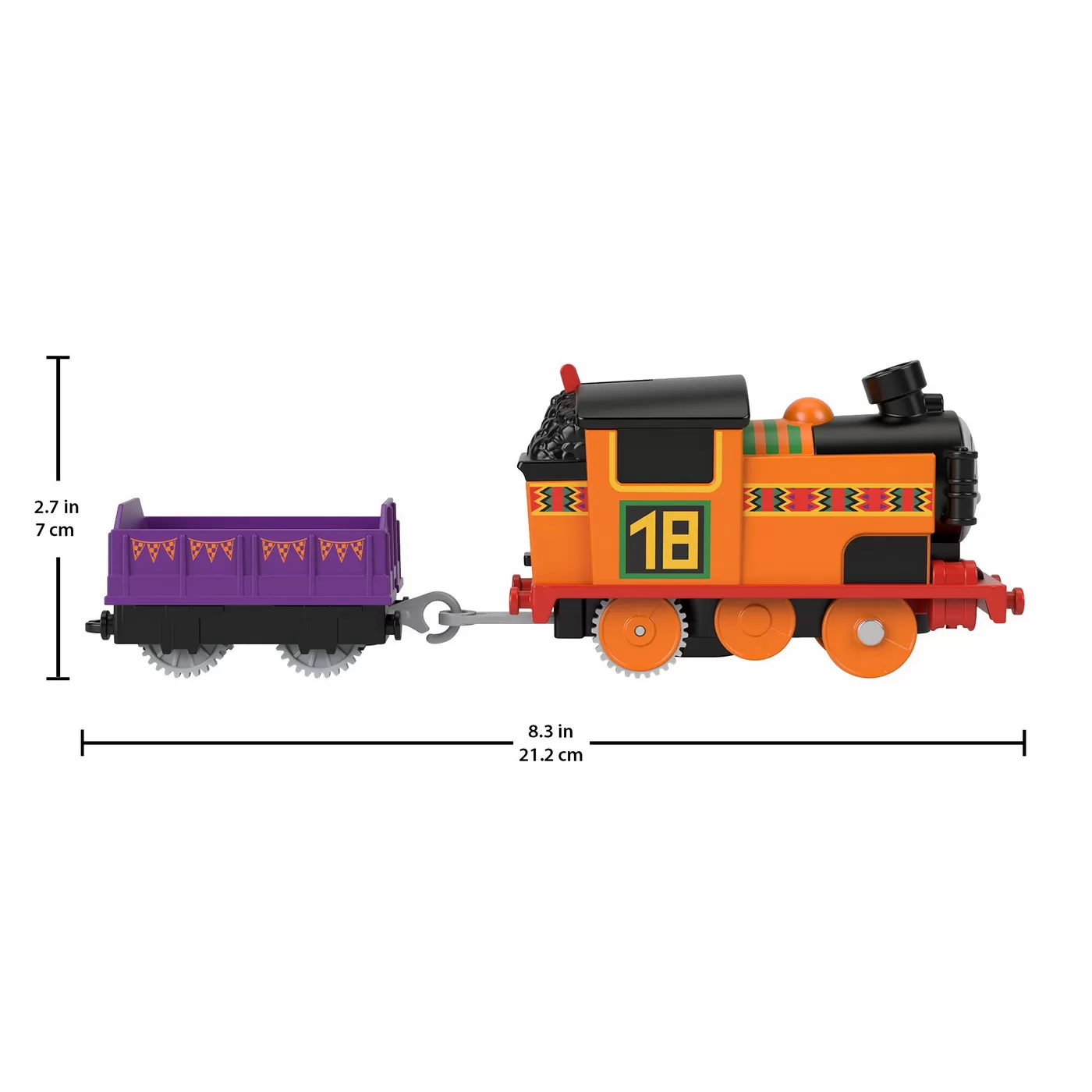 Thomas locomotiva motorizata nia cu vagon, varsta de la 3 ani la 10 ani [9]