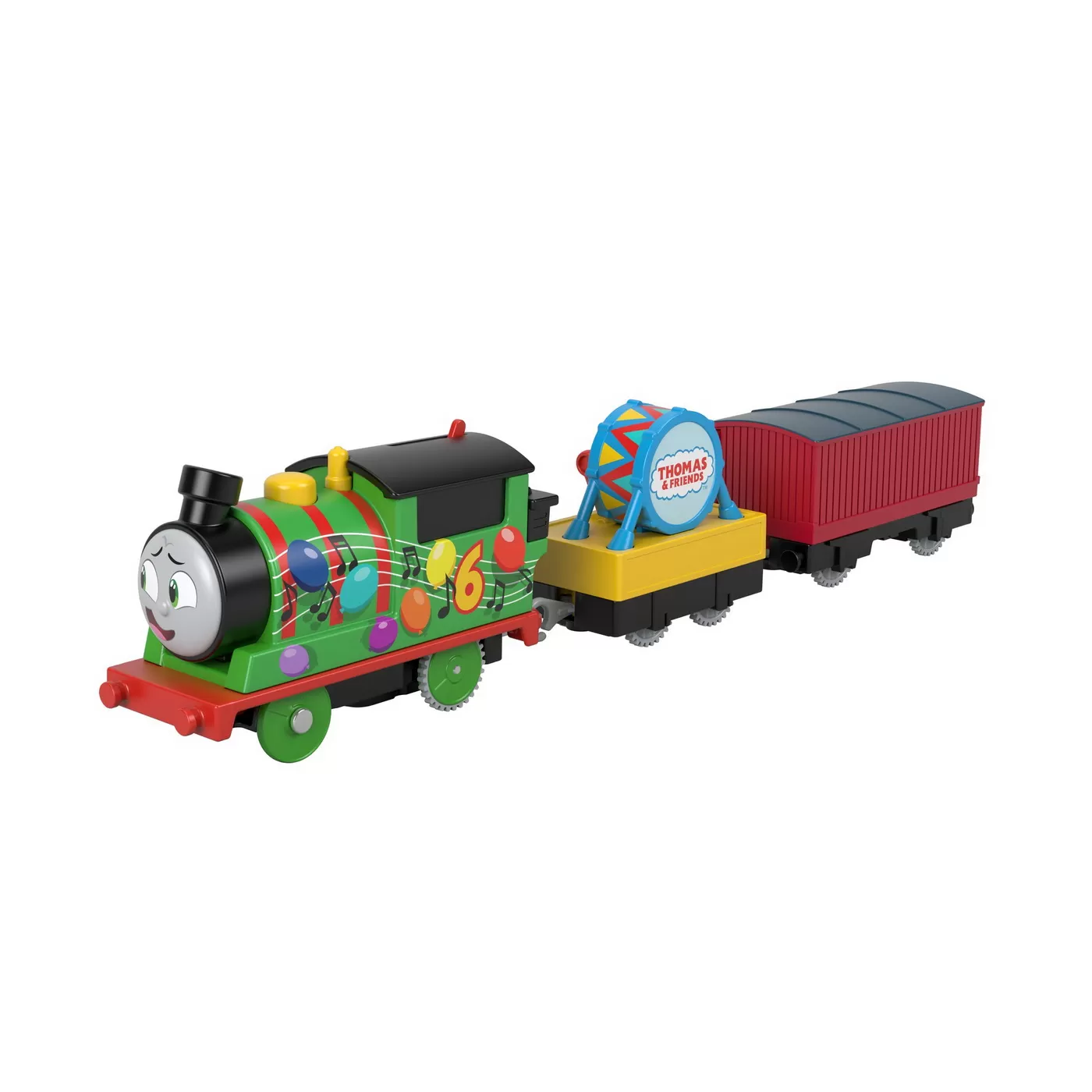 Thomas locomotiva motorizata percy cu 2 vagoane, varsta de la 3 ani la 10 ani [2]