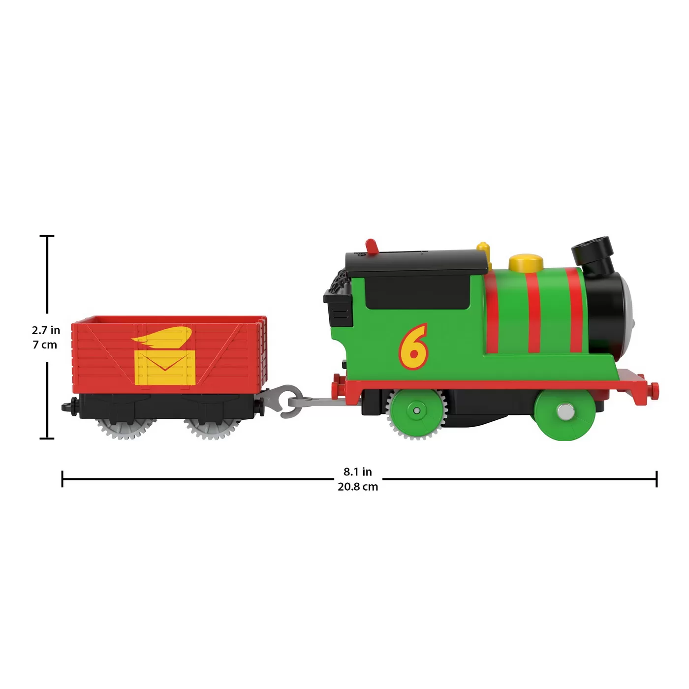 Thomas locomotiva motorizata percy cu vagon, varsta de la 3 ani la 10 ani [9]