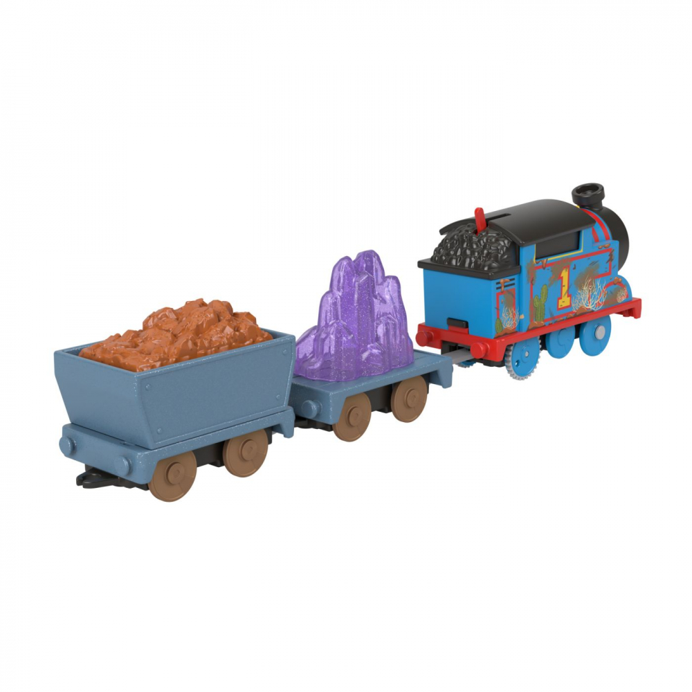 Thomas locomotiva motorizata thomas crystal caves cu 2 vagoane, varsta de la 3 ani la 10 ani [2]