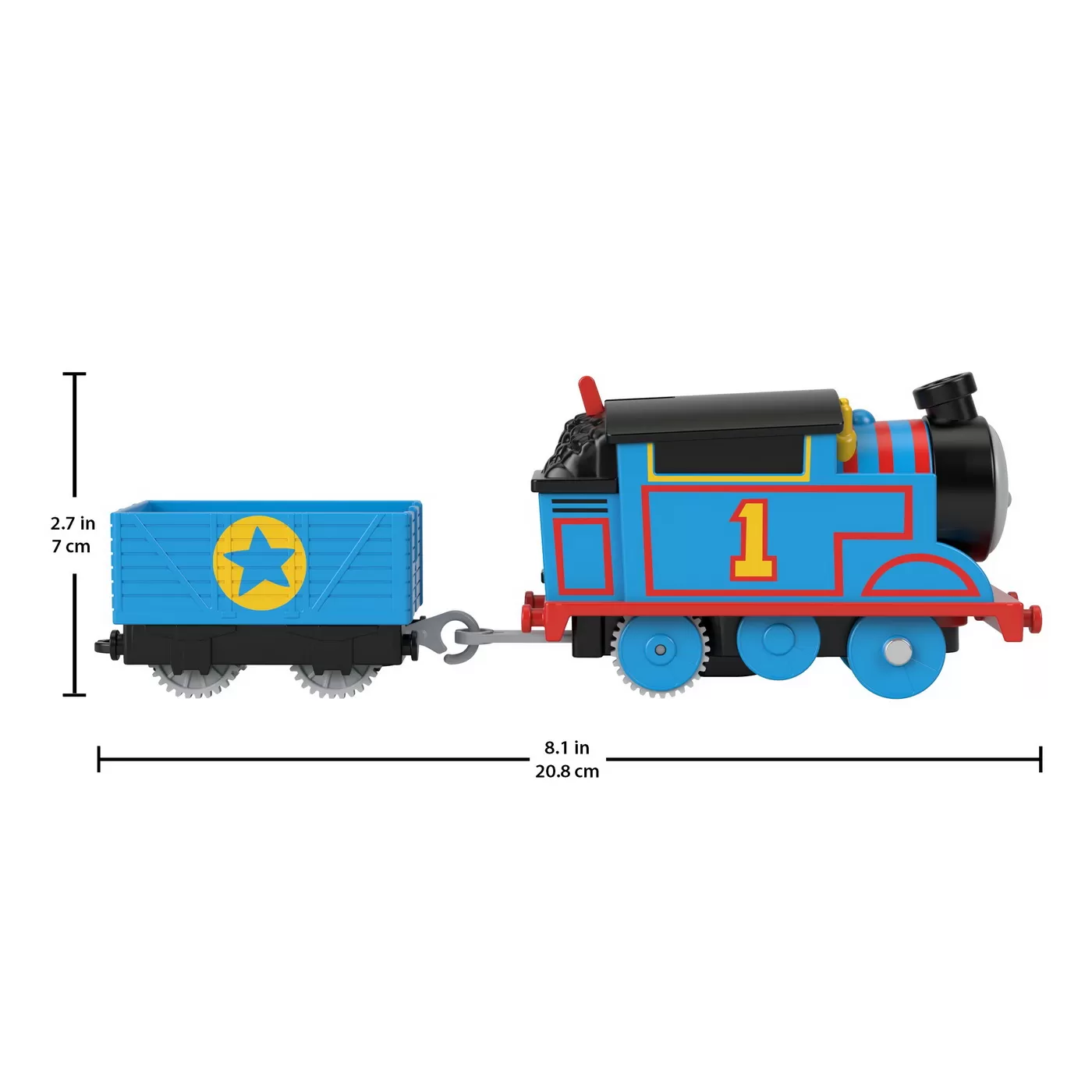 Thomas locomotiva motorizata thomas cu vagon, varsta de la 3 ani la 10 ani [9]