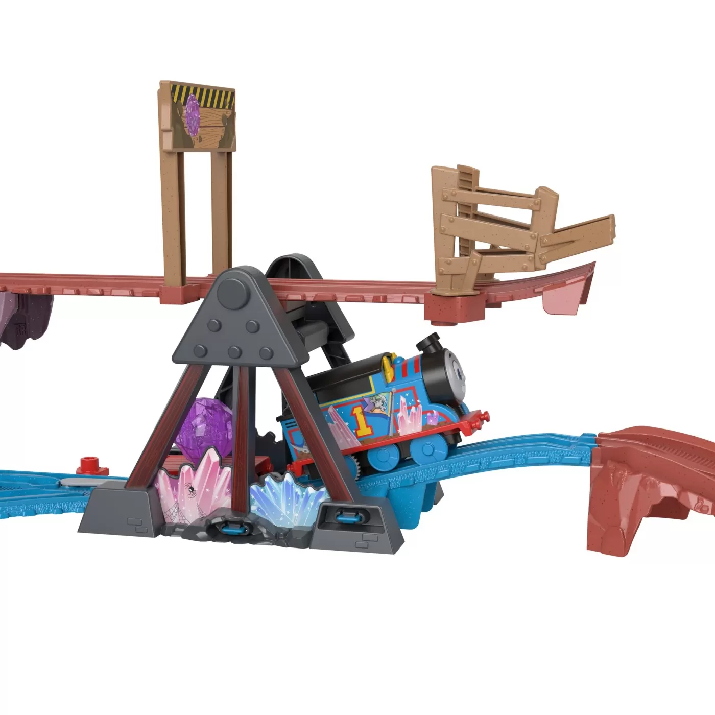 Thomas set de joaca crystal caves adventure cu locomotiva motorizata thomas, varsta de la 3 ani la 7 ani [7]
