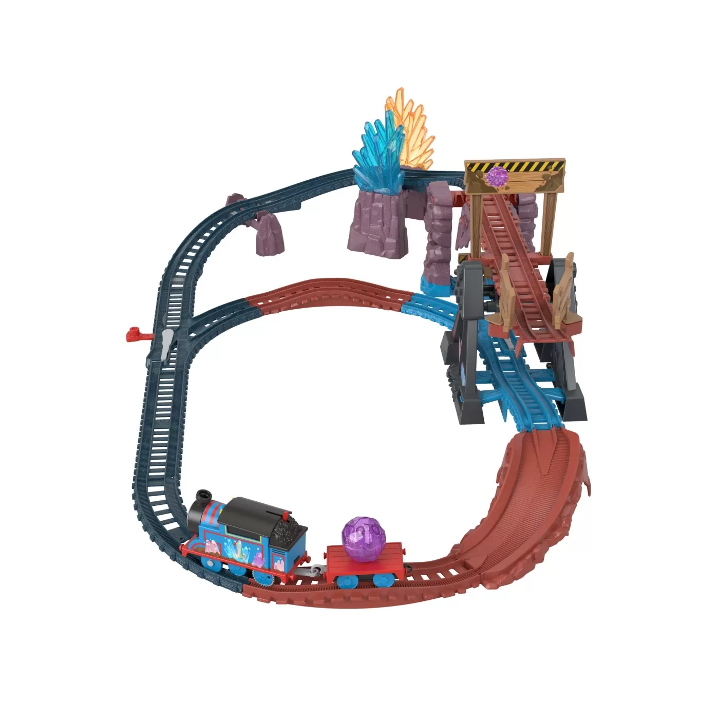 Thomas set de joaca crystal caves adventure cu locomotiva motorizata thomas, varsta de la 3 ani la 7 ani [5]