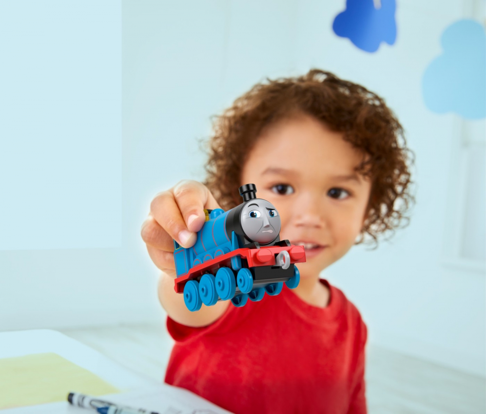 Thomas set de joaca cu locomotiva push along gordon si accesorii, varsta de la 3 ani la 10 ani [3]