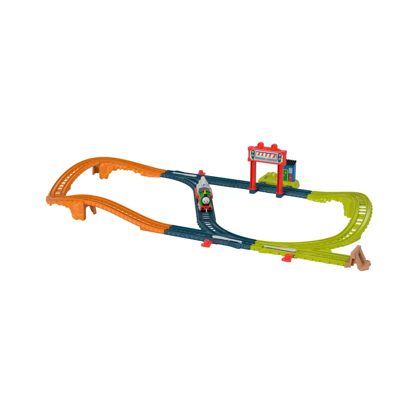 Thomas set de joaca cu locomotiva push along percy si accesorii, varsta de la 3 ani la 10 ani [2]