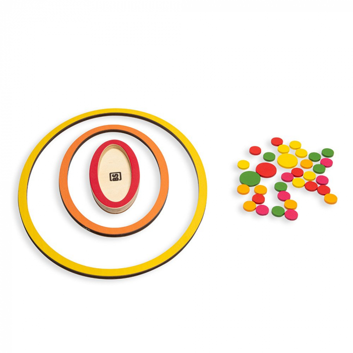 Tiddly Winks, joc tintar din lemn, 6+ ani [4]