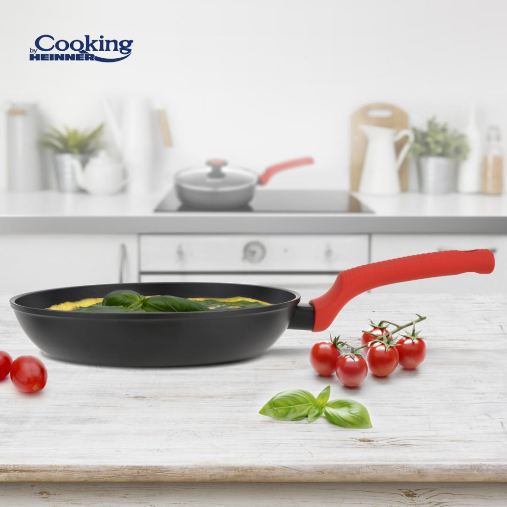 Tigaie aluminiu forjat 24x4.5 cm, redmoon, cooking by heinner [4]